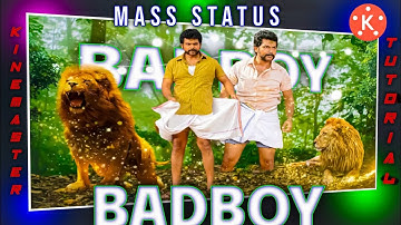 Next level boy attitude status video making in kinemaster  || MASS whatsapp status in kinemasrer