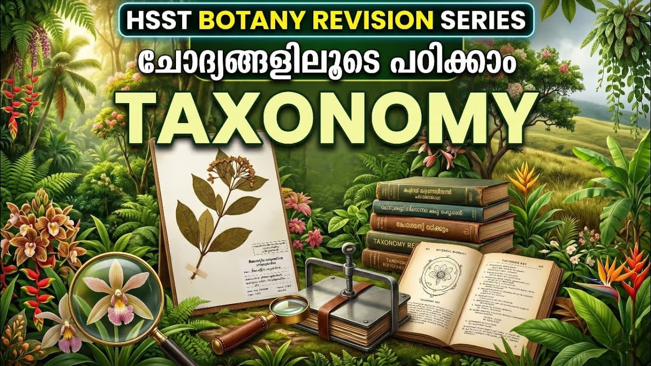 HSST BOTANY REVISION SERIES- TAXONOMY - YouTube
