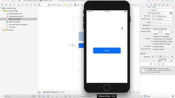 How to round Image and Buttons In IOS Swift 4 Xcode 9