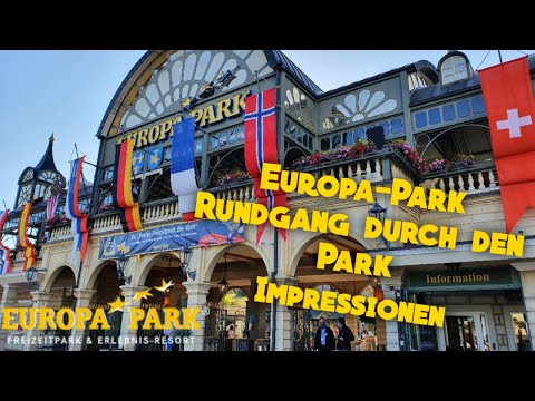 Europa-Park Rundgang durch den Park - Impressionen