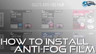 How to install Anti Fog