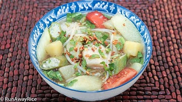 Vietnamese Sweet and Sour Soup / Sour Soup with Fish (Canh Chua Ca)