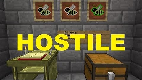 Minecraft Bee Breeding Guide ep 31 Hostile Branch