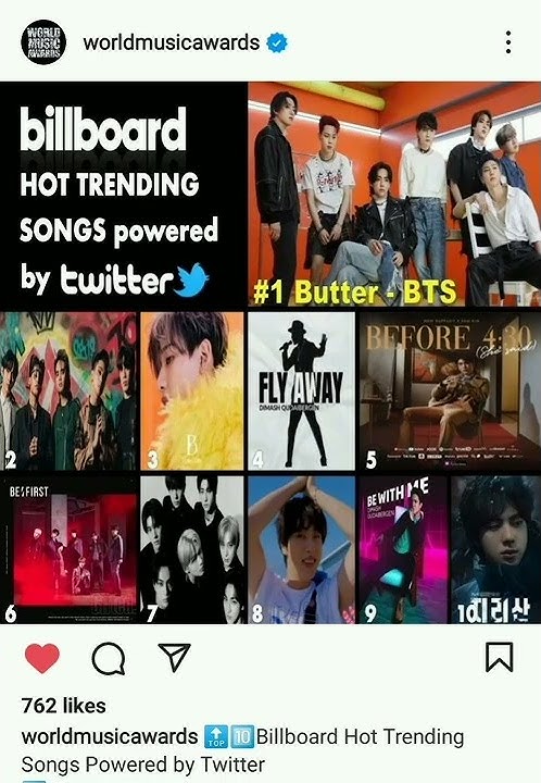 BILLBOARD HOT TRENDING SONGS POWERED BY TWITTER 🥳🥳🥳🥳💜💜💜💜💜@BTS