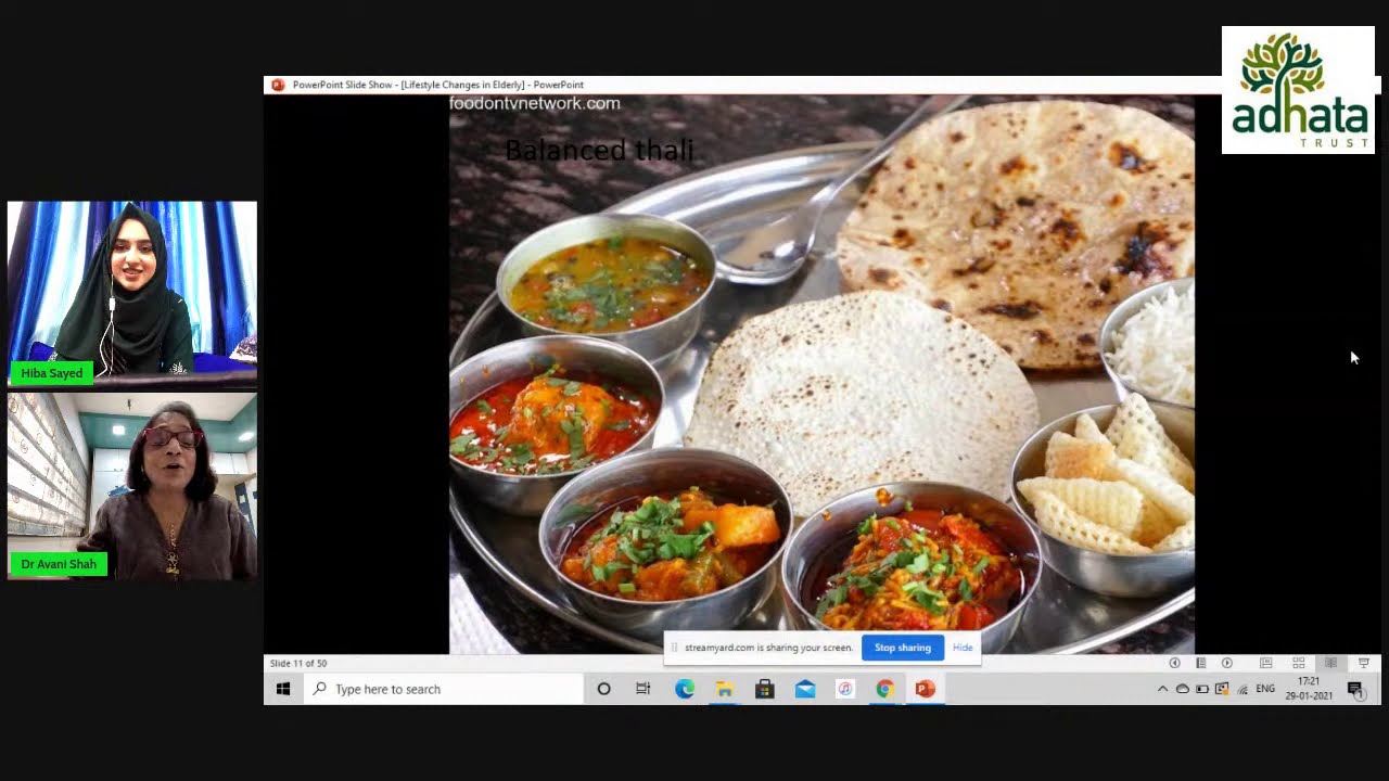 Live Talk Show on Healthy Lifestyle with Dr. Avni Shah