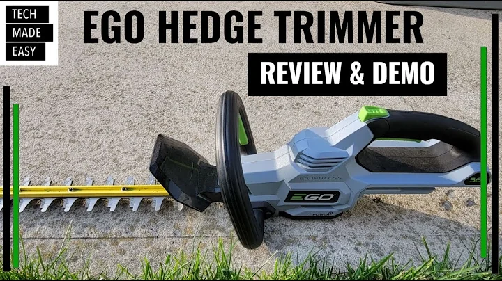 EGO 56v Hedge Trimmer Review and Demo HT2410 HT2411