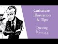 Speed Drawing of Caricature and Tips for Illustration