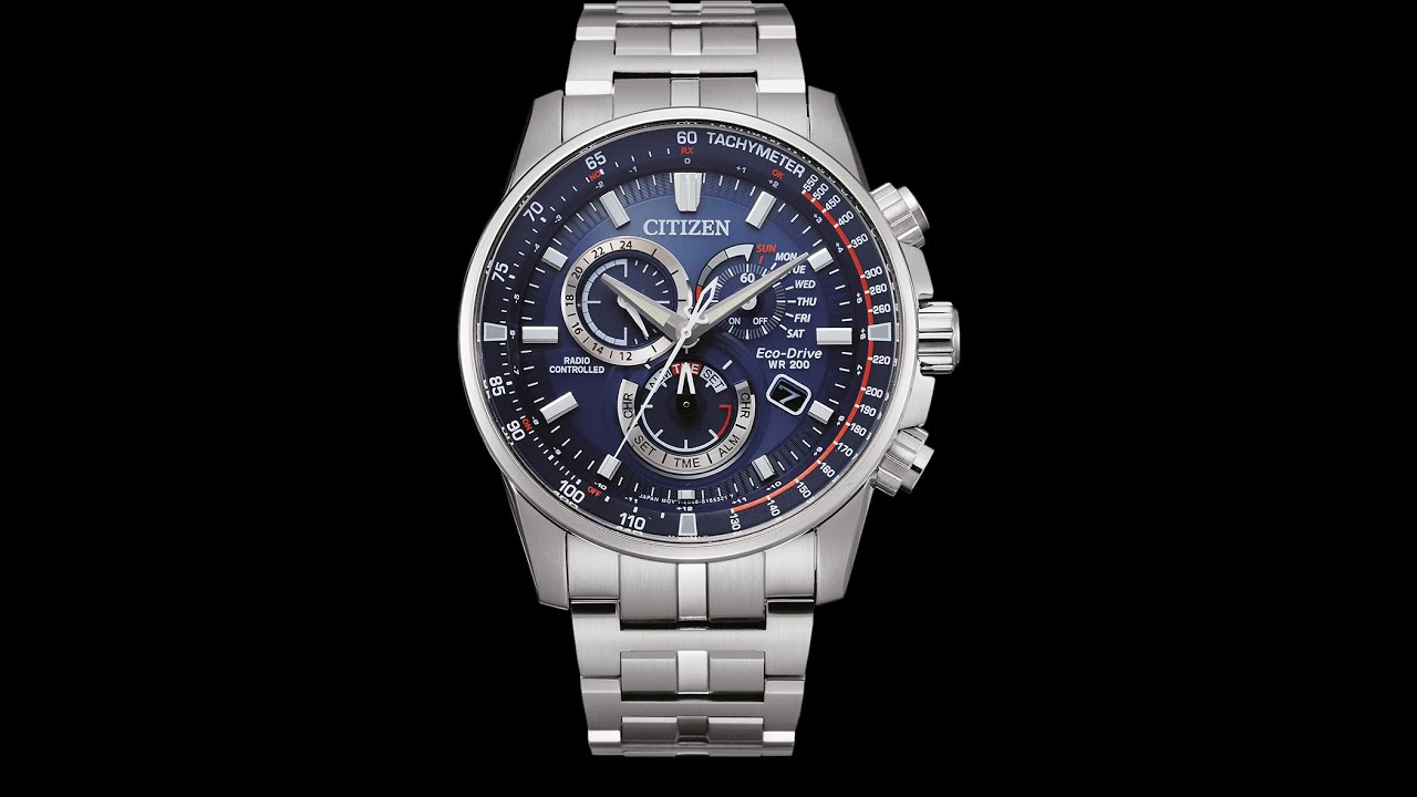 First Modell Solar 2020 Eco-Drive Funk CB5880-54L Radio Look YouTube Citizen - Controlled