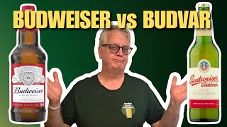 Budweiser vs Budvar Blind Taste Test | Can I Tell the Difference?