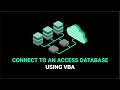 How To Pull Data From Access Using VBA