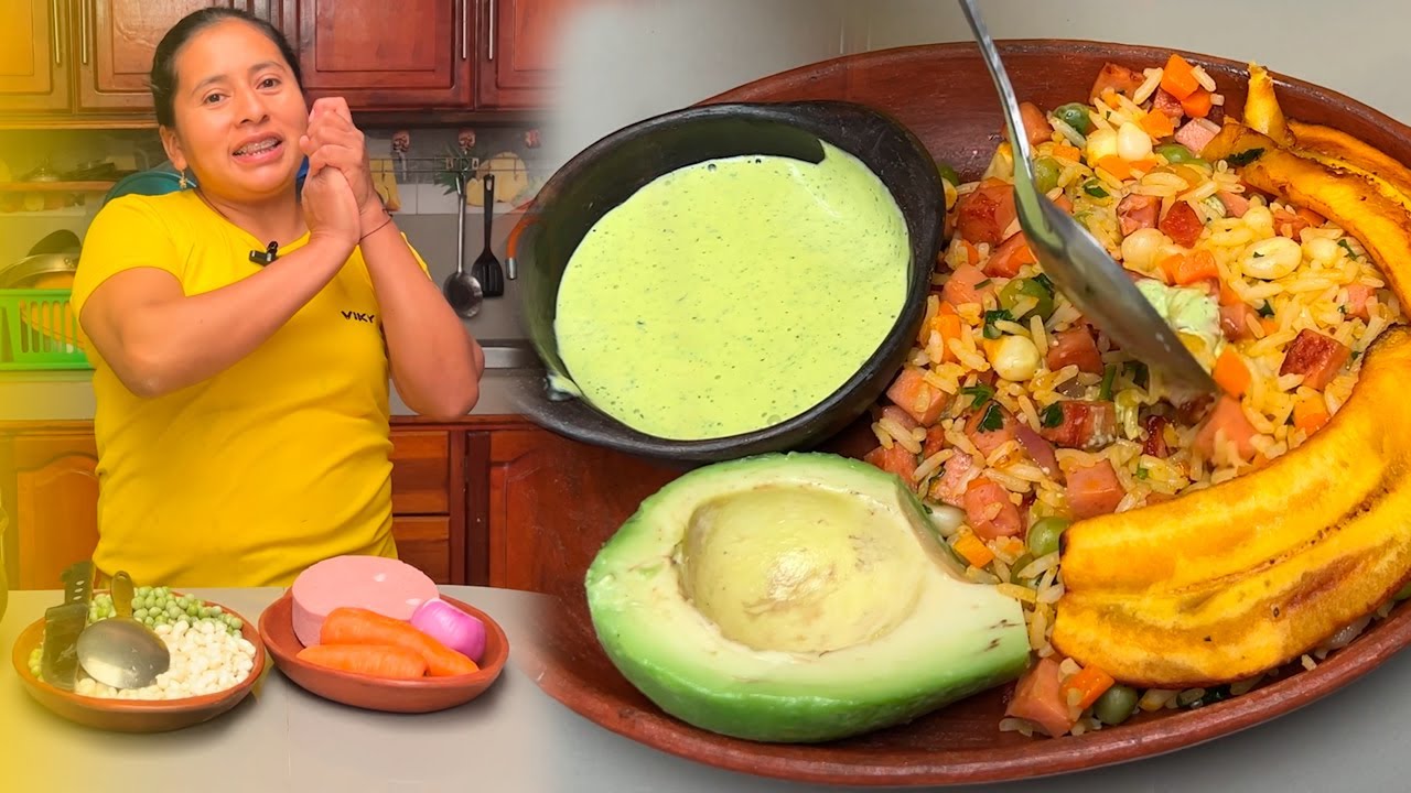 Arroz con mortadela al estilo de Doña Viky