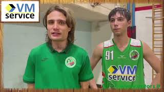 BEINASCHESE-V.M. SERVICE GATORS 72-76: intervista post partita (2° giornata tabellone salvezza)