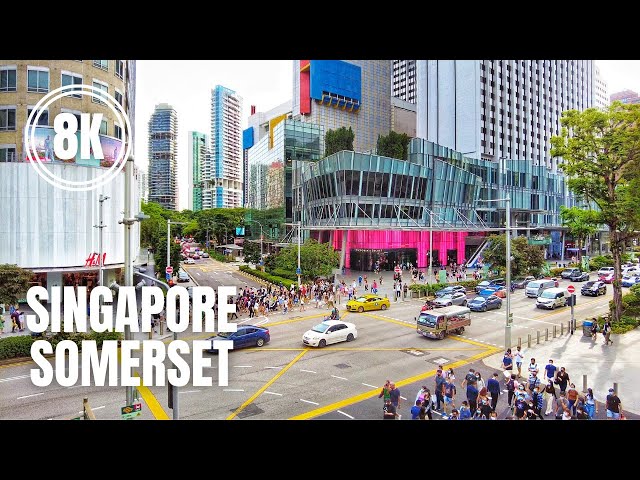 Singapore 8K: Somerset Weekend Walk (April 2021)