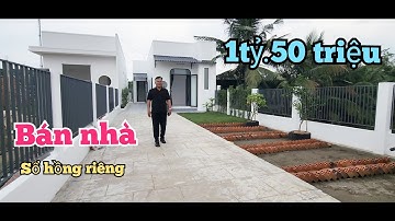 BÁN NHÀ ĐẤT. SỔ HỒNG RIÊNG.GIÁ RẺ (1TỶ. 50 TRIỆU )