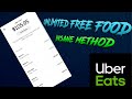 HOW TO GET FREE & UNLIMITED FOOD IN UBER EATS 😱