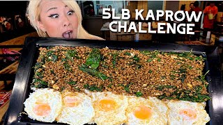 5LBS KAPROW CHALLENGE IN THAILAND!! #RainaisCrazy