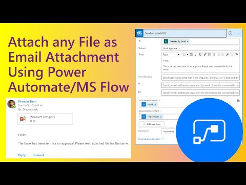Attach any File as Email Attachment using Microsoft Flow or Power Automate