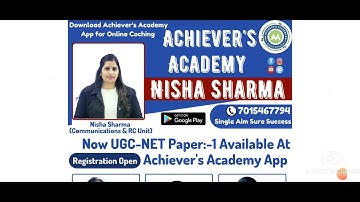 UGC NET Important Information..NTA Net Exam date Extend Achievers Academy Nisha Sharma