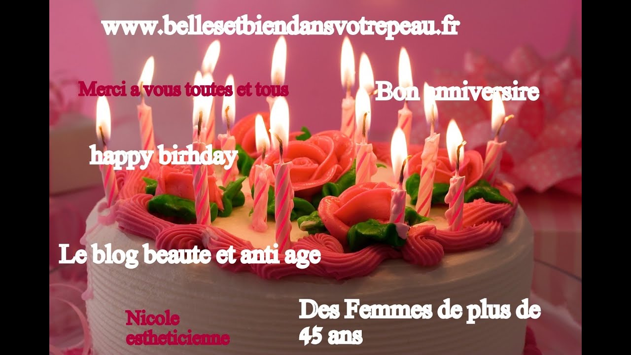 Le Concours Pour Le Premier Anniversaire De Mon Blog Bellesetbiendansvotrepeau Youtube