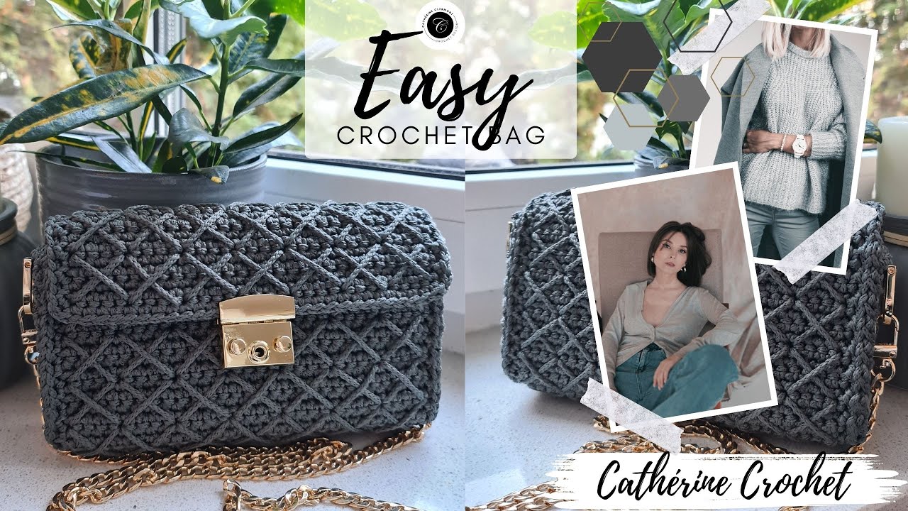 Quick and Easy Crochet bag / Last minute Christmas Present - YouTube