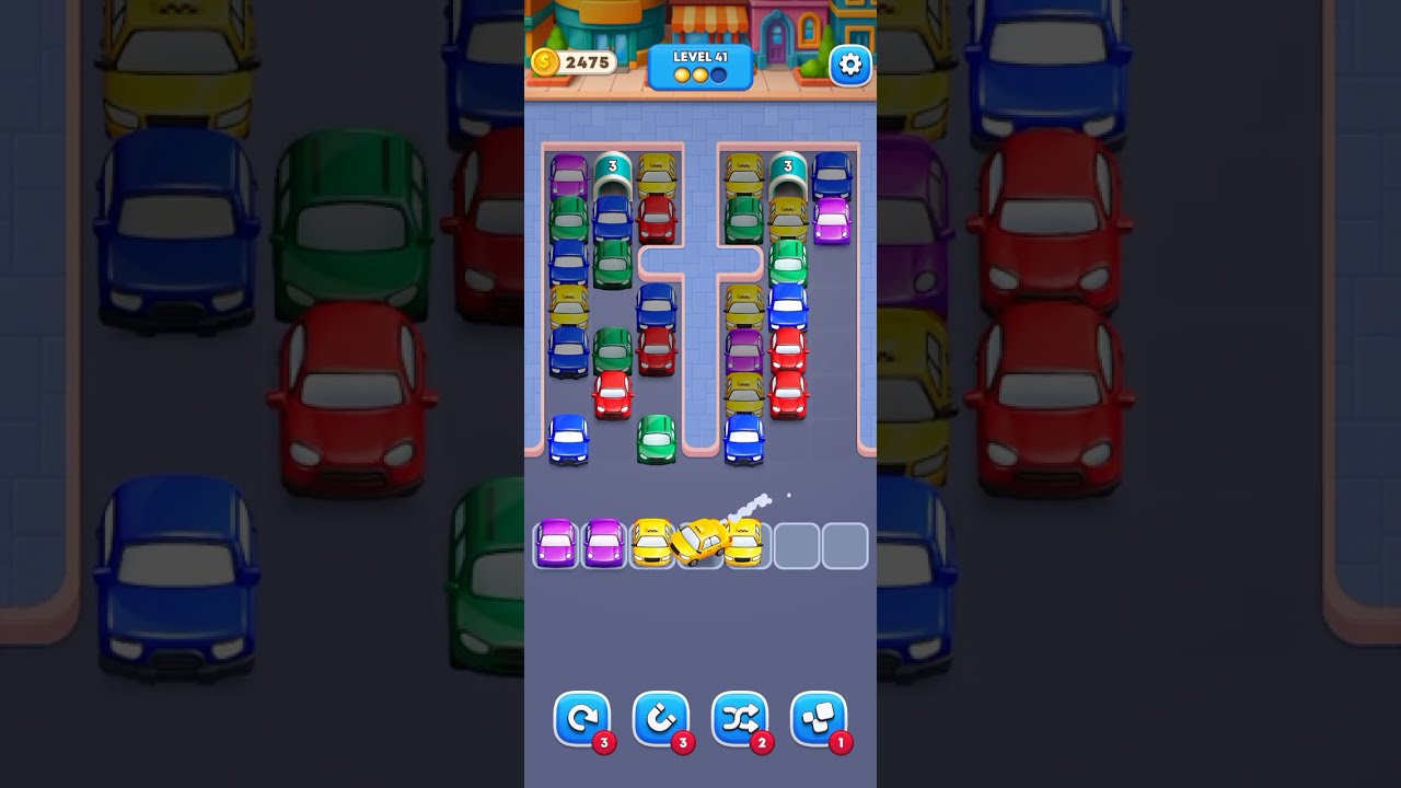 Parking Sort Traffic Puzzle Gameplay Walkthrough Level 41-45