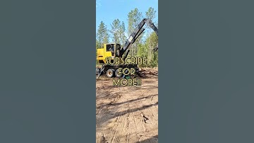 The Knuckle Boom is down and can