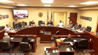 Assumption Parish Police Jury Meeting 3/11/26