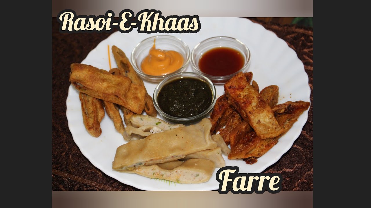 Farre 1 dish 3 Styles North Indian Snacks YouTube