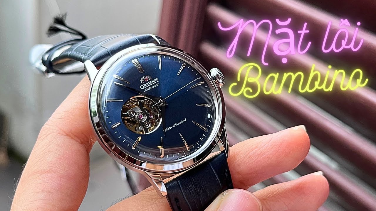 Orient Bambino Mặt Lồi RN-AG0008L Xanh than Giá Cực Sốc | Liên hệ 