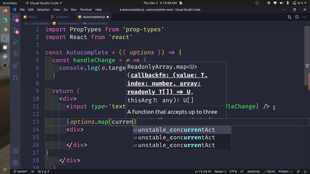 Creating an Autocomplete in React [1/5]