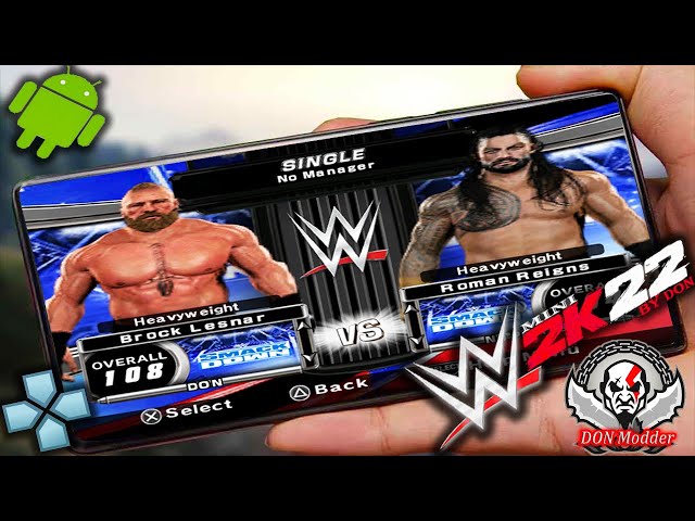 WWE Mini 2K22 PSP/Android/PPSSPP 