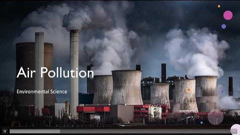 Air Pollution - Environmental Science