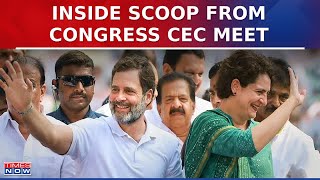 Amethi \& Raebareli Suspense Continues; Inside Scoop From Congress CEC Meet | Watch