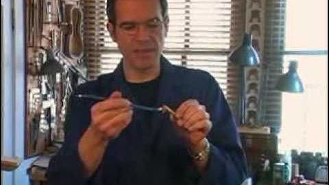 Violin Maker Guy Rabut On When To Adjust A Sound Post