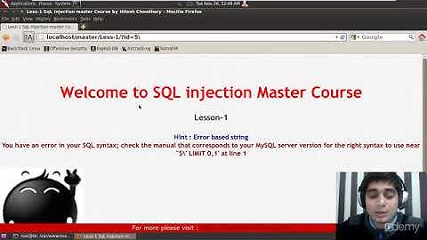 Udemy SQL Injection Master Course : Lecture 12   Without quote injection Challenge solution 2