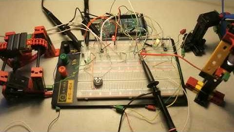 Arduino MegaADK ep. 64: LED, fischertechnik, motors, pwm, value, NTC, algorithm, oscilloscope,signal
