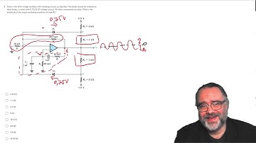 Amplitude of the output signal of a Wien-bridge oscillator