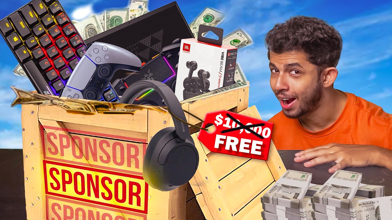 125,000 INR From One Video 😍 | How To Get Sponsored on YouTube 🤑