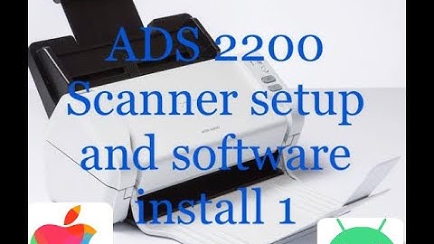 How to Scan large bulky files at Superfast Speed to Devices  MAC WINDOWS (OS) using ADS Scanner ST 1