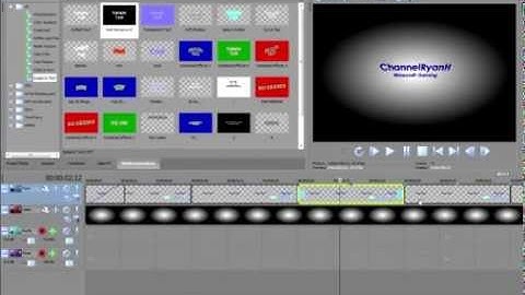 The making of my new intro! - In Movie Studio Platinum 13.0