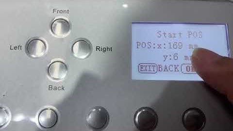 How to setup the start printing position of Nocai uv flatbed printer NC UV0609PEIII?