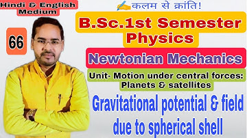 Newtonian Mechanics and wave motion|Lec-66| Physics for B.Sc.1st semester|by Navneet Gautam