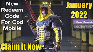 January 2022 Redeem code Codm | codm Redeem code | today new Redeem code Codm | codm Redeem code