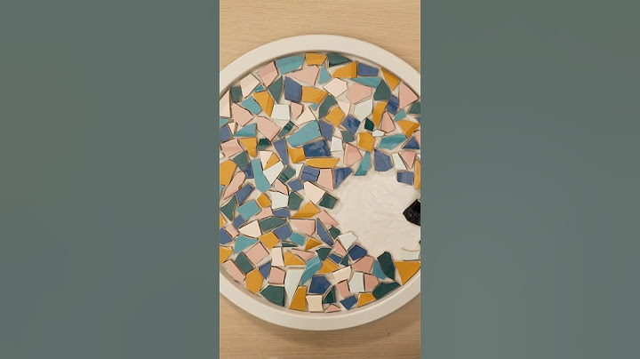 DIY Mosaic Table
