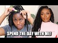 CROCHET FAUX LOCS, MY NEW ASSISTANT, BIRTHDAY GIFTS & More | DAY IN THE LIFE VLOG