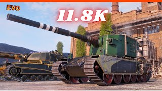 FV4005 Stage II 11.8K Damage &amp; FV4005 Stage II  10K Damage World of Tanks