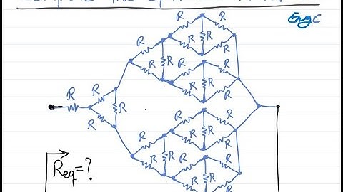Thevenin Equivalent resistance using symmetry in circuit