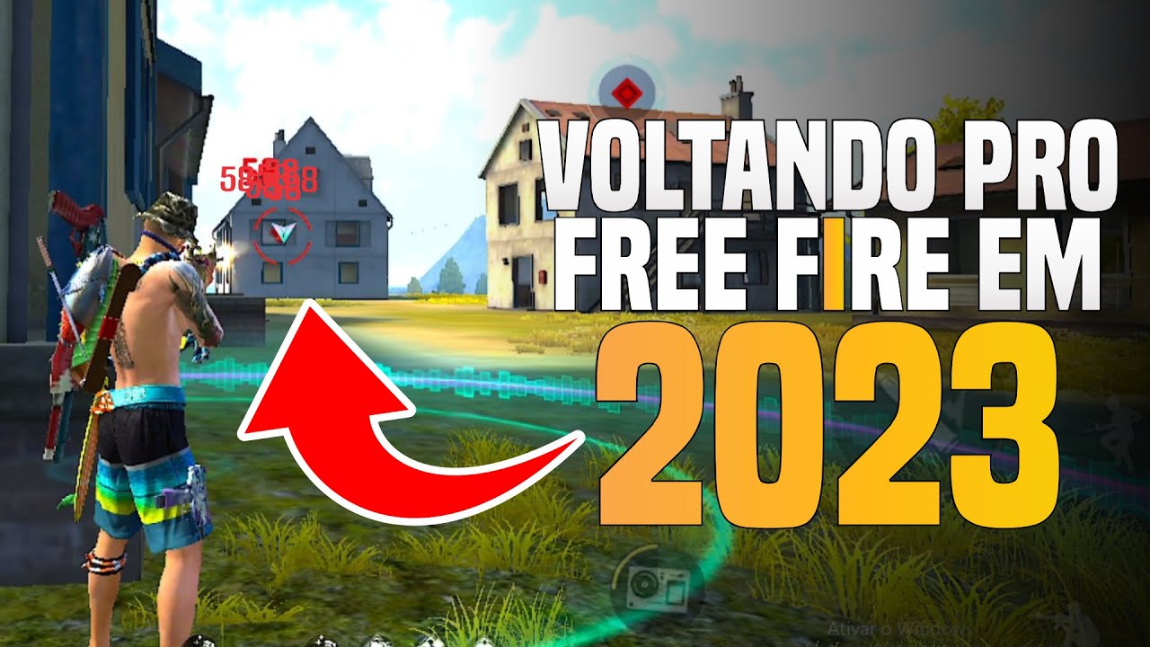 VOLTEI A JOGAR FREE FIRE EM 2023 - COMO ESTÁ O JOGO ? 