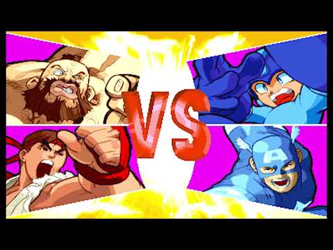 Marvel vs Capcom 1 ( Arcade ) - Zangief / Ryu Playthrough ( June 28, 2018 )