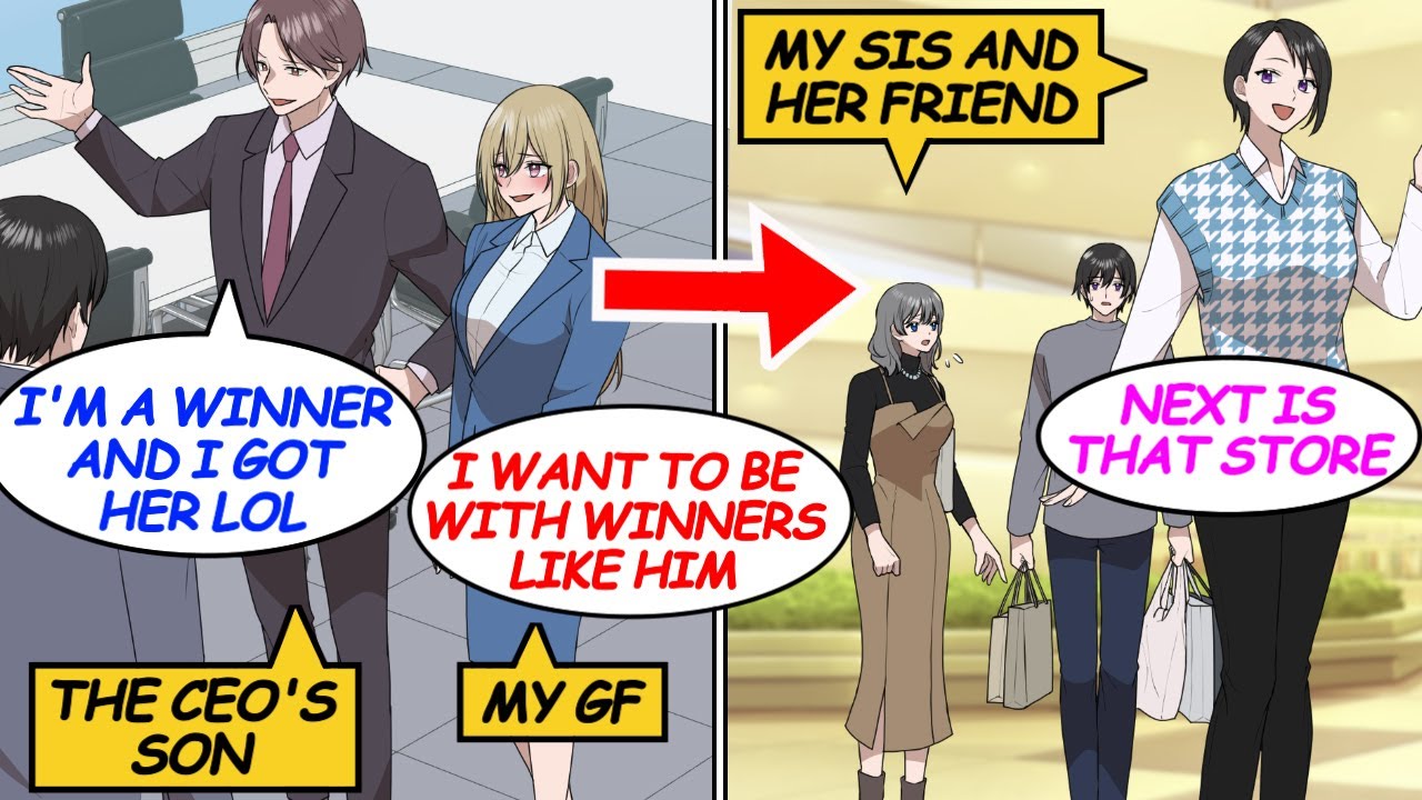 My gf was taken from me by the CEO's son. I was shopping with my sisters when we ran into... [Manga]